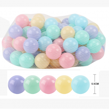 100pcs Ball for Playhouse / Ball Pit / Play Tent / Bounce House - Pastel Colour